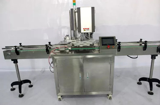 Hoog rendement volledig automatische blik naaimachine, PLC plastic blikverzegelmachine