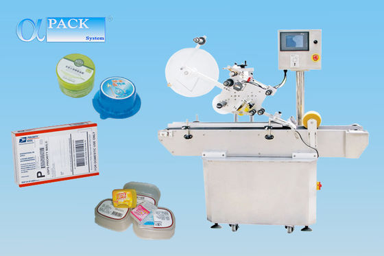 1mm Tolerantie Dia 30mm Zelfklevende Etiketteringsmachine Vlakke Fles 60bpm